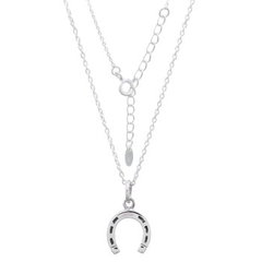 Lucy Horseshoe Sterling Silver Necklace by BeYindi