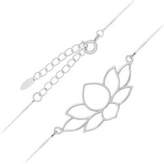 Gorgeous Lotus Flower Box Chain 925 Silver Necklace by BeYindi 