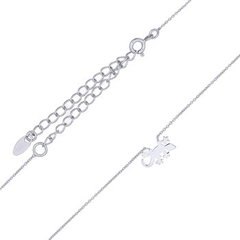 Gecko Silver Plated 925 Chain Necklace by BeYindi