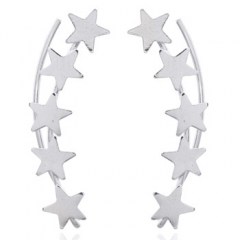Classic Five Stars Ear Line Sterling Silver by BeYindi
