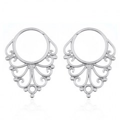 925 Sterling Silver Bohemian Septum Earrings by BeYindi 