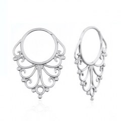 925 Sterling Silver Bohemian Septum Earrings by BeYindi