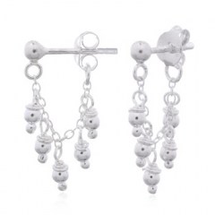 Sassy Style 925 Sterling Silver Balls Stud Earrings by BeYindi 