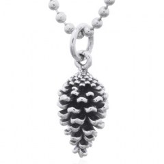 Christmas Pine Cone Pendant 925 Sterling Silver by BeYindi 