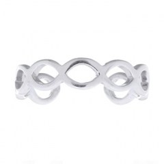 Linked Open Ovals Sterling Silver Toe Ring by BeYindi 