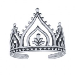 Bohemian Tiara 925 Sterling Silver Toe Ring by BeYindi 