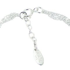 Silver Infinity Bracelet Delicate Silver Chain 3