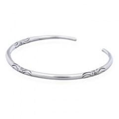 Antique Marked Men Bangle In 925 Silver by BeYindi