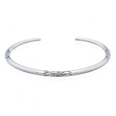 Antique Marked Men Bangles In 925 Silver 