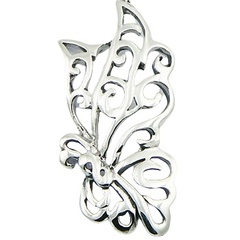 Ajoure butterfly sterling silver charm 2