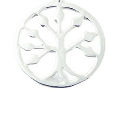Sterling silver tree of life pendant, 0.6 inches 2