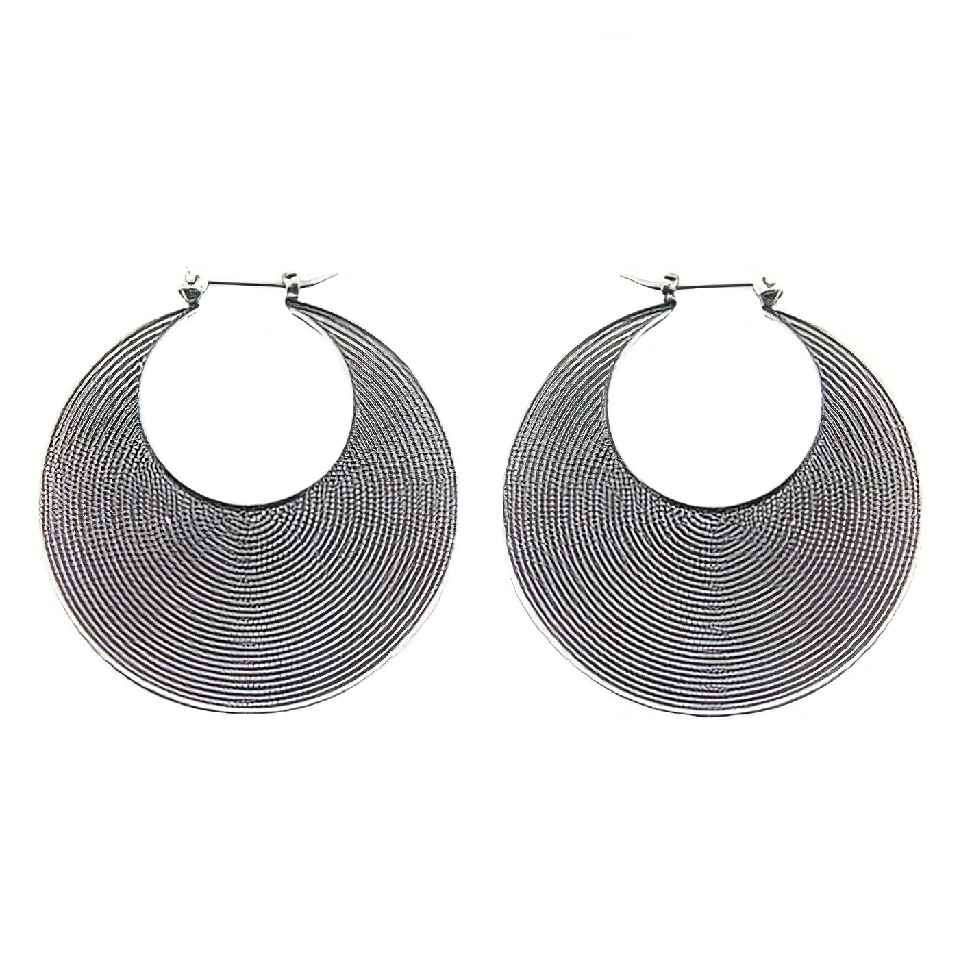 Artisanry wirework silver earrings 