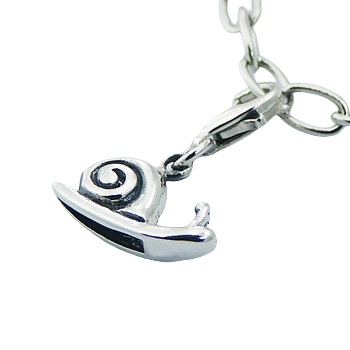 Cute 925 Sterling Silver Snail Designer Charm By by BeYindi 