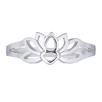 Sterling 925 Adorable Lotus Ring by BeYindi 