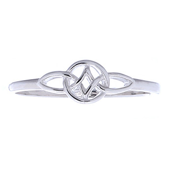 Sterling Silver Double Helix Celtic Knot Ring by BeYindi 