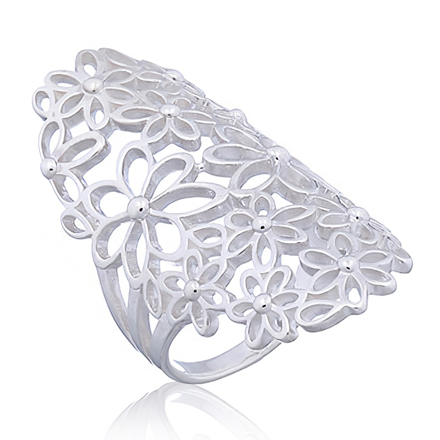 Daisy in Bloom Ajoure 925 Silver Ring by BeYindi 