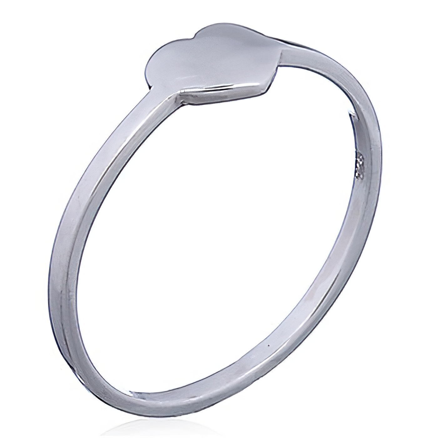Plain 925 Silver Heart Ring by BeYindi 
