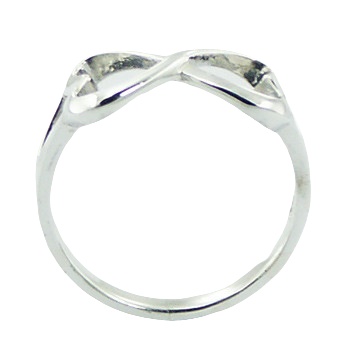 Casted Sterling Silver Infinite Love Ring by BeYindi 