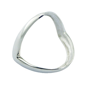 Unique Designer Ring Sterling Silver V Shape by BeYindi 2