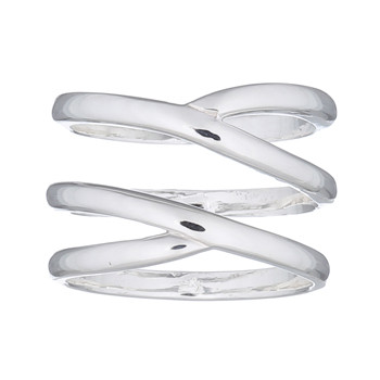 Triple Bands In One Design Plain Silver Ring by BeYindi 