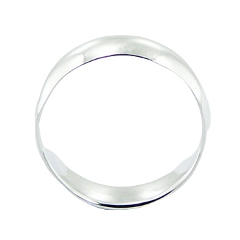 Plain Sterling Silver Band Ring Highly Reflective Surface by BeYindi 