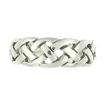 Double Braided Celtic Sterling Silver Toe Ring by BeYindi 3