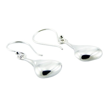Little Droplets Dainty Sterling Silver Dangle Earrings by BeYindi 