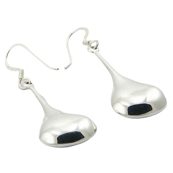 Classy Droplets Earrings Sterling Silver Danglers by BeYindi 