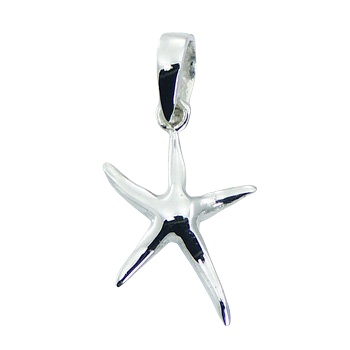 Sterling Silver Starfish Charm Pendant Jewelry by BeYindi 