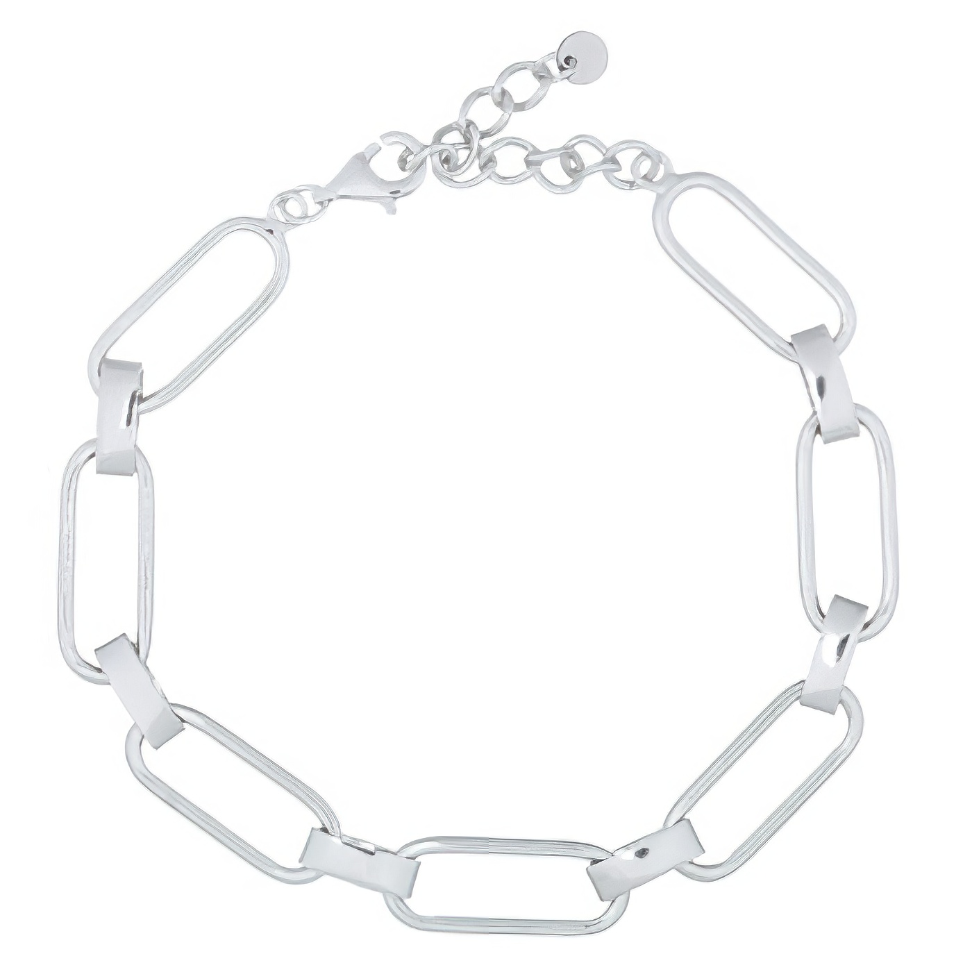 Sterling Silver Capsule Wire Work Chain Bracelets 