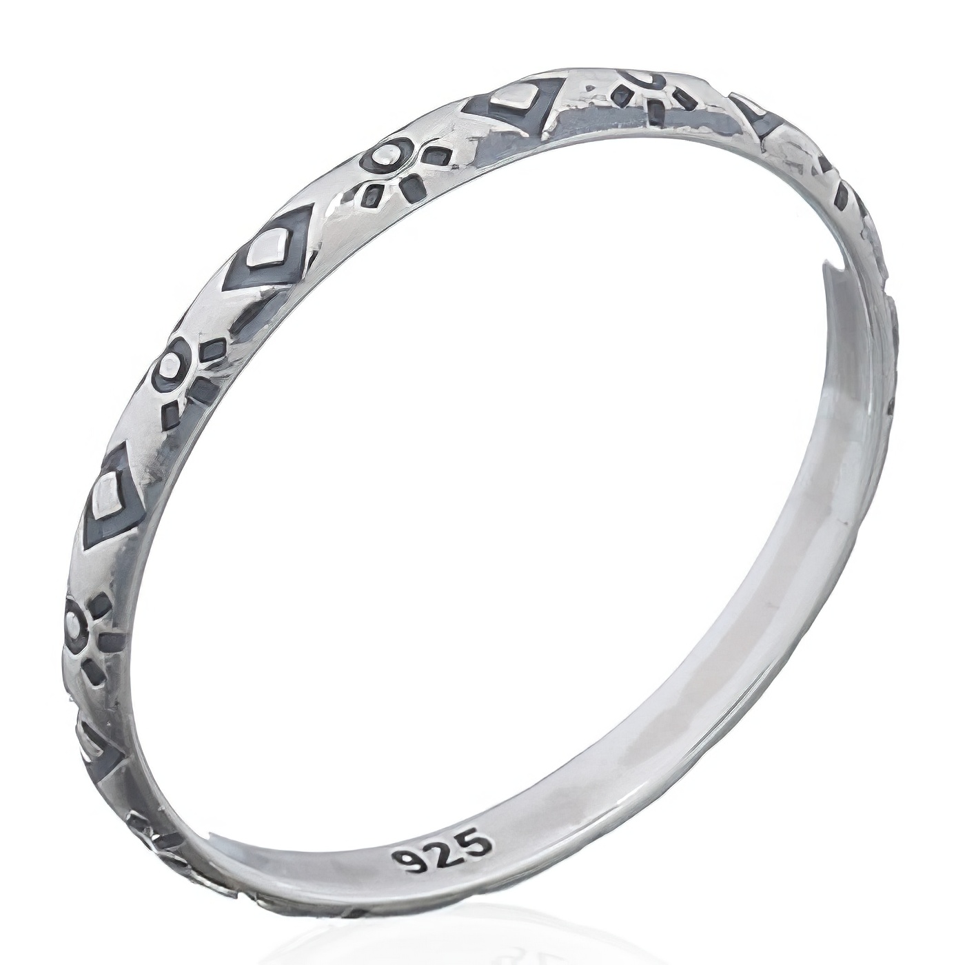 Sun And Diamond Surrounded On Sterling Silver Ring by BeYindi 