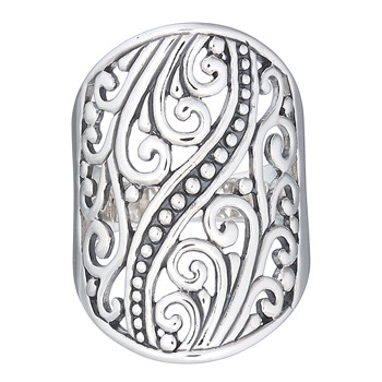 Intricated Silver Work Filigree 925 Ring by BeYindi 