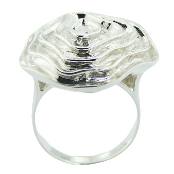 925 Sterling Silver Designer Ring Superb Floral Silver Jewelry by BeYindi 