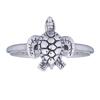 Baby Turtle Silver Toe Ring by BeYindi 