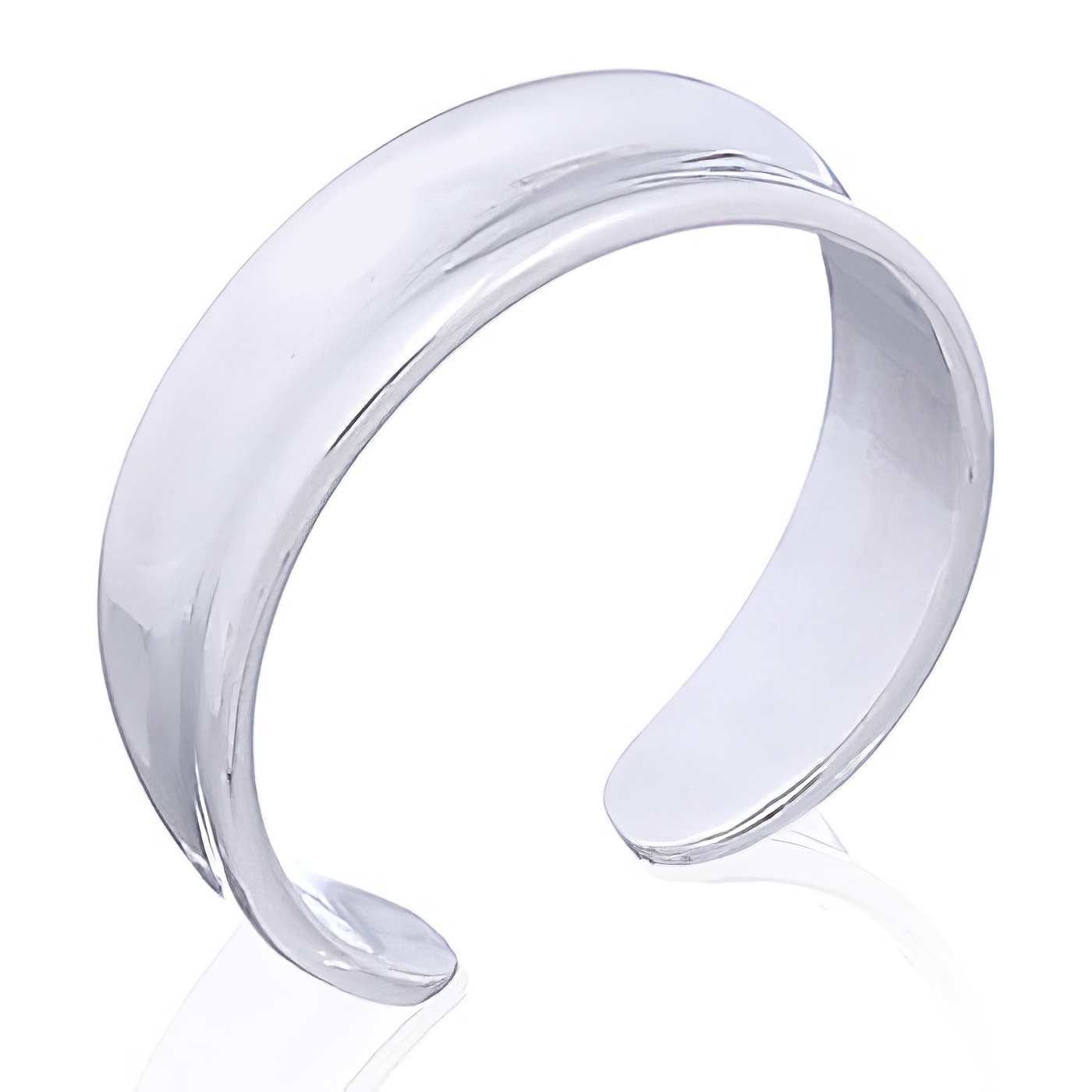 Stylish Modern Adjustable Sterling Silver Toe Ring by BeYindi 