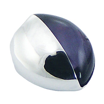 Transparent Violet Marquise Hydro Quartz 925 Silver Stud Earrings by BeYindi 2