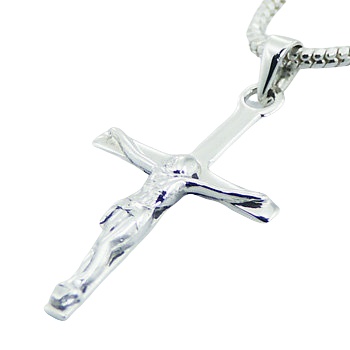 Three-dimensional Crucifix Fine 925 Sterling Silver Pendant by BeYindi 2