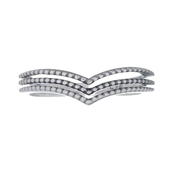 Triple Princess Crown 925 Sterling Silver Ring by BeYindi 