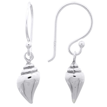 Nutmeg Shell 925 Sterling Silver Dangle Earrings by BeYindi 