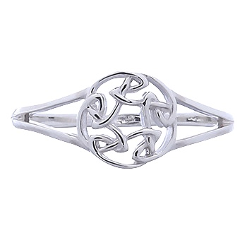 Celtic Knot Circle 925 Silver Ring by BeYindi 
