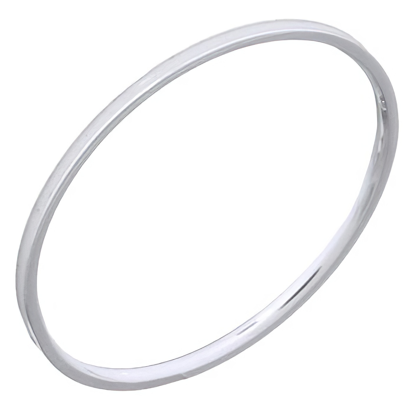 White Enamel Sterling Silver Plain Stack Ring by BeYindi 