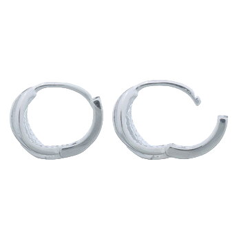 Orecchini Huggie Hoop In Argento 925 POPLYKE Con Bradipo E Abalone – Gioielli Regalo Per Donne E Ragazze
