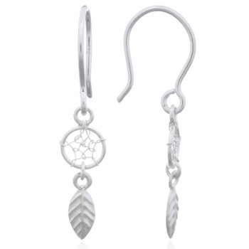 Simply Adorable Dream Catcher Dangle Earrings 925 Silver by BeYindi 
