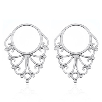 925 Sterling Silver Bohemian Septum Earrings by BeYindi 