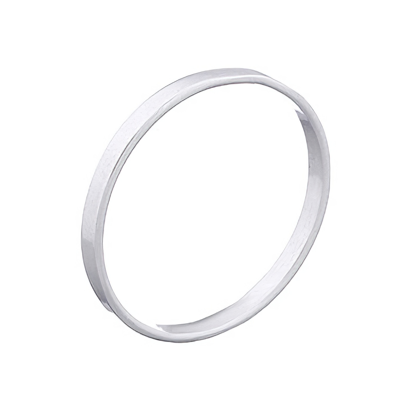 Plain stamped silver midi ring 2mm by BeYindi 