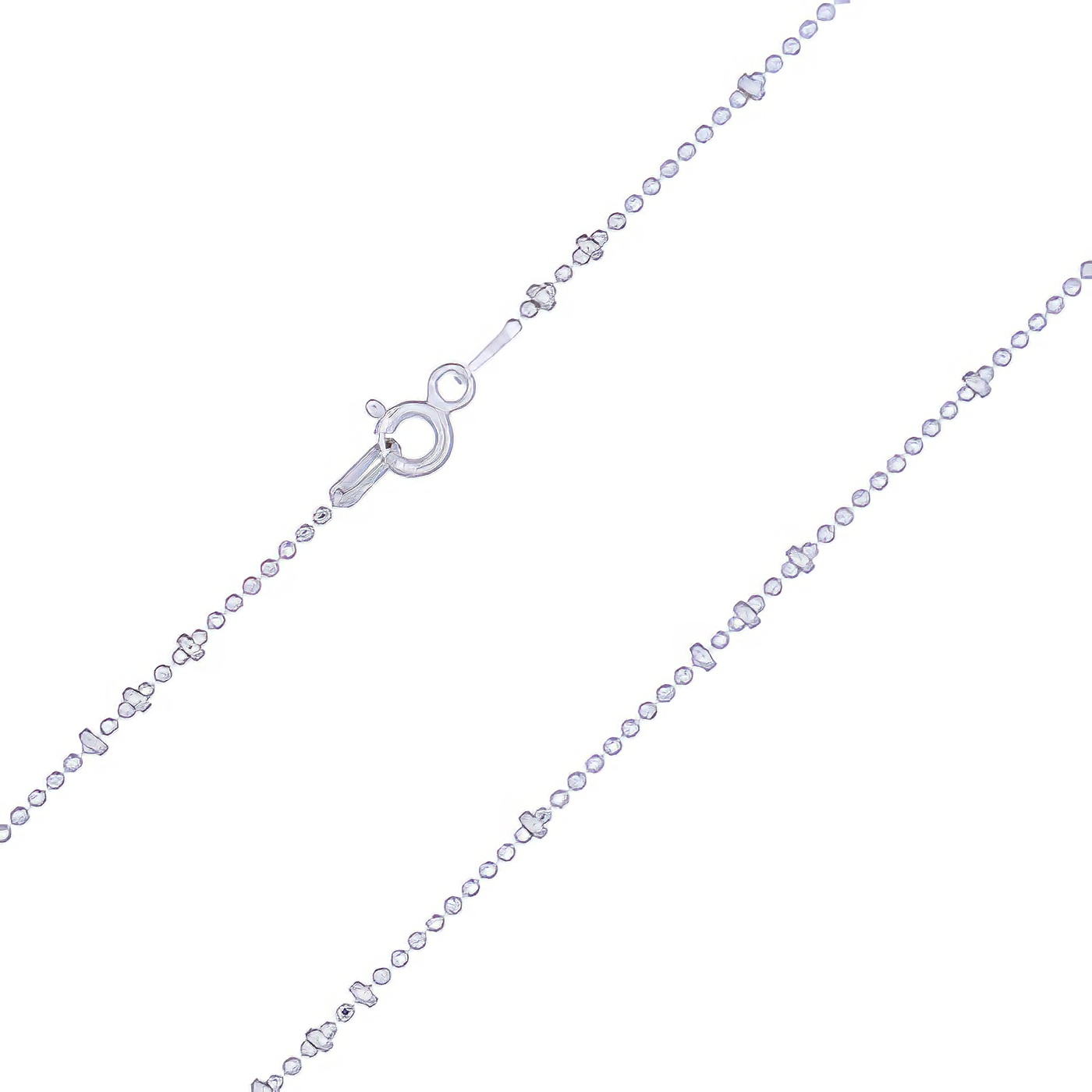 Fancy Faceted Bead Silver 925 Chain by BeYindi 