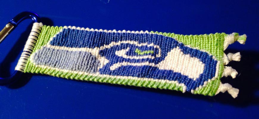 woven seattle seahawks bracelet