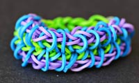 zippy chain rubber band bracelet